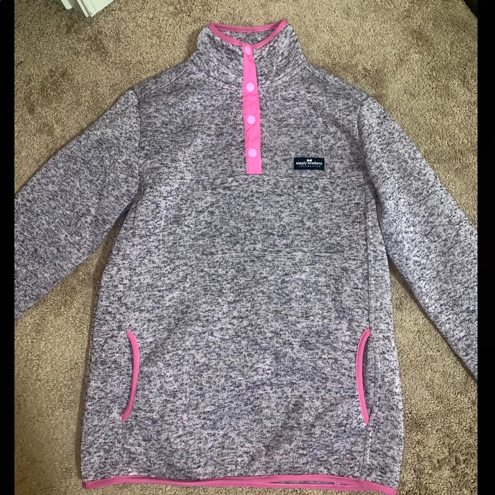 simply southern fleece pullover!!